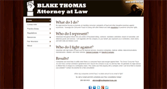 Desktop Screenshot of blakethomas.com